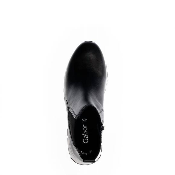NEW GABOR women's zip bootie in black